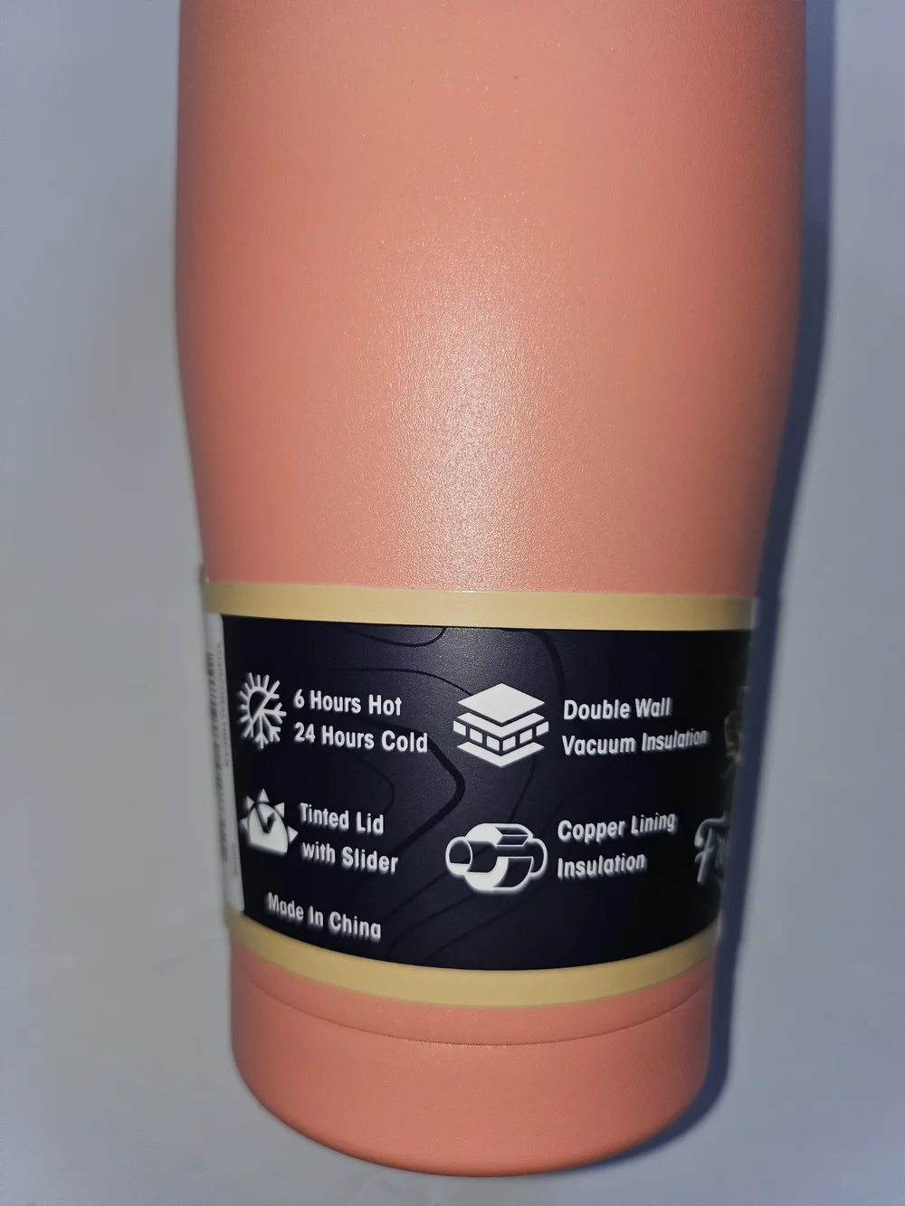 Coral Mama Bear 20oz Travel Tumbler